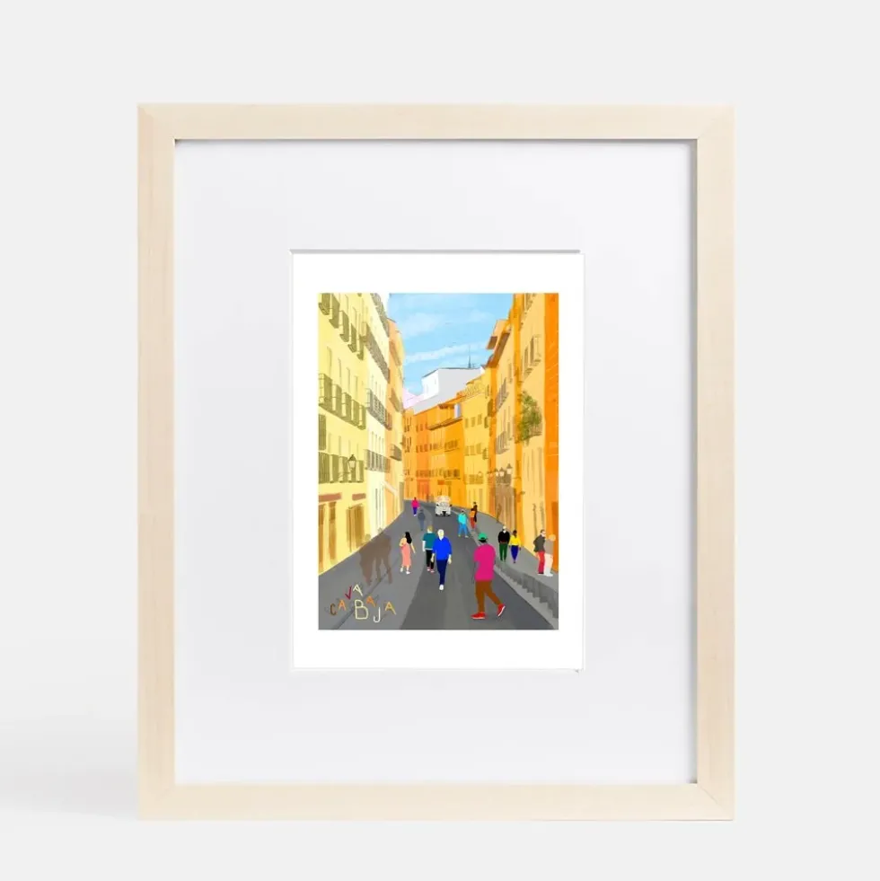 Cava Baja Letras Giclée Print