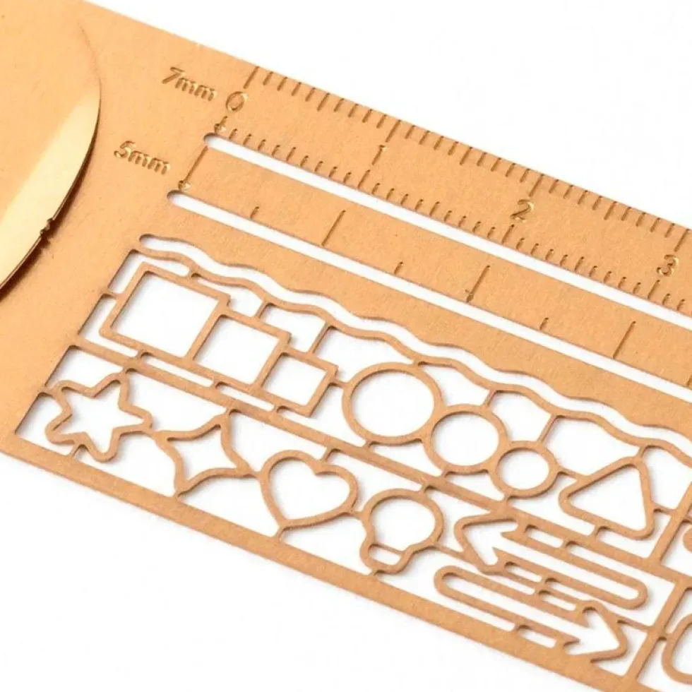 Clip Ruler Copper
