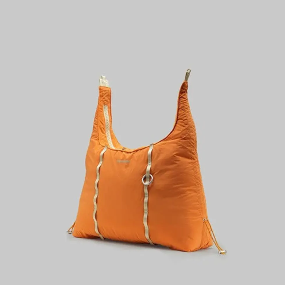 Cloud Hobo Medium Burn Orange Silky Peach