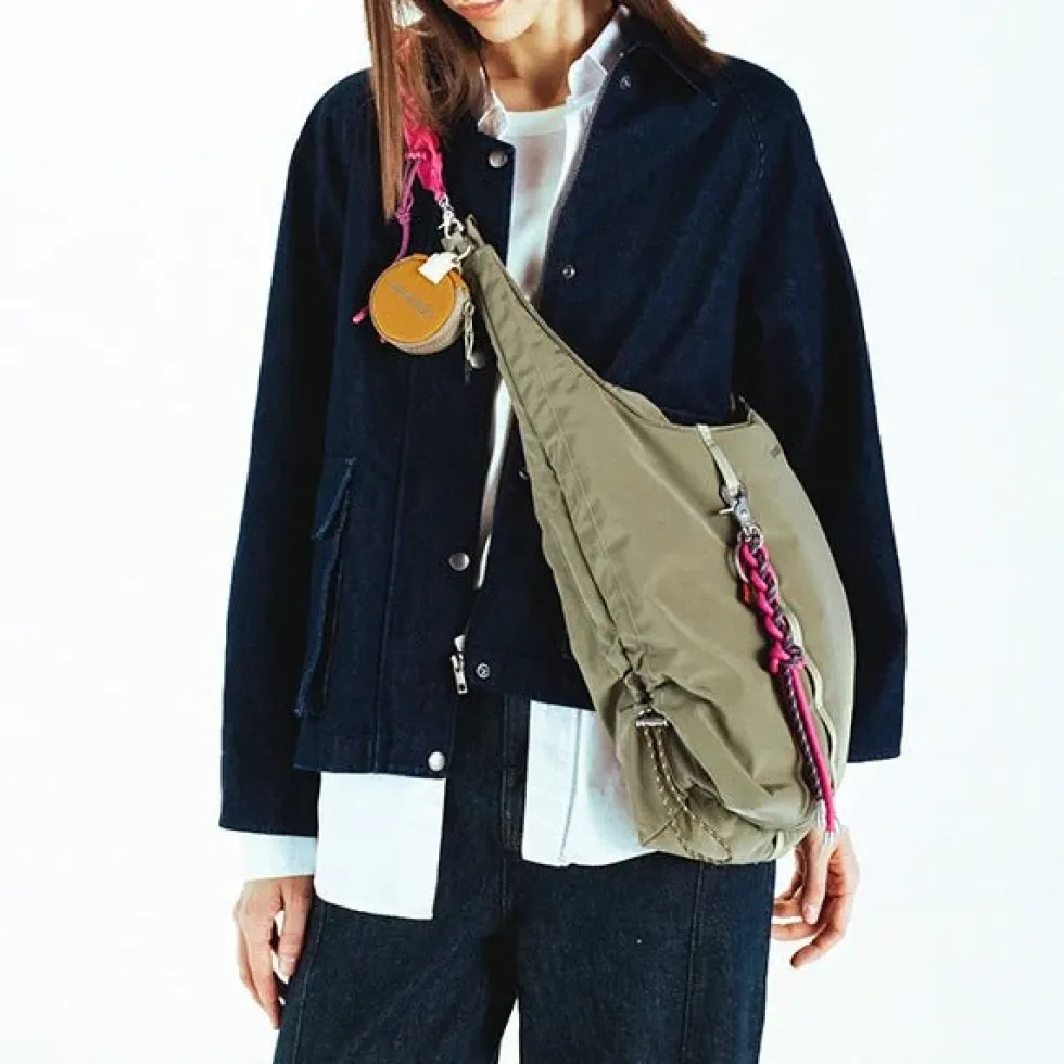 Cloud Hobo Medium Moss Tech Sateen
