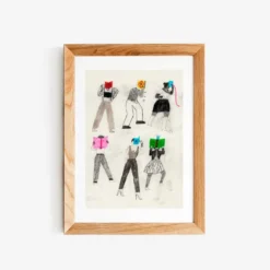 Cool Books Club 2 Giclée Print