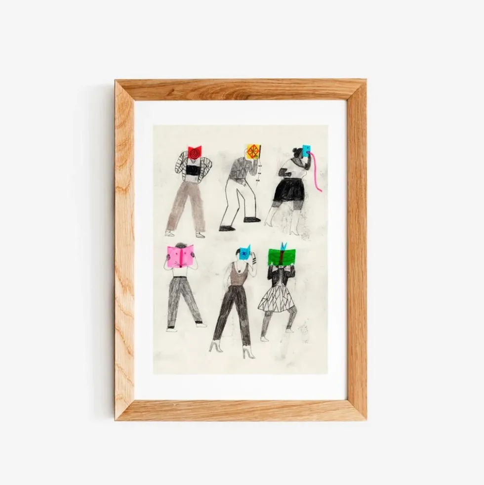 Cool Books Club 2 Giclée Print
