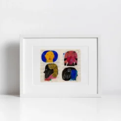 Cuatro Mujeres Giclée Print A4