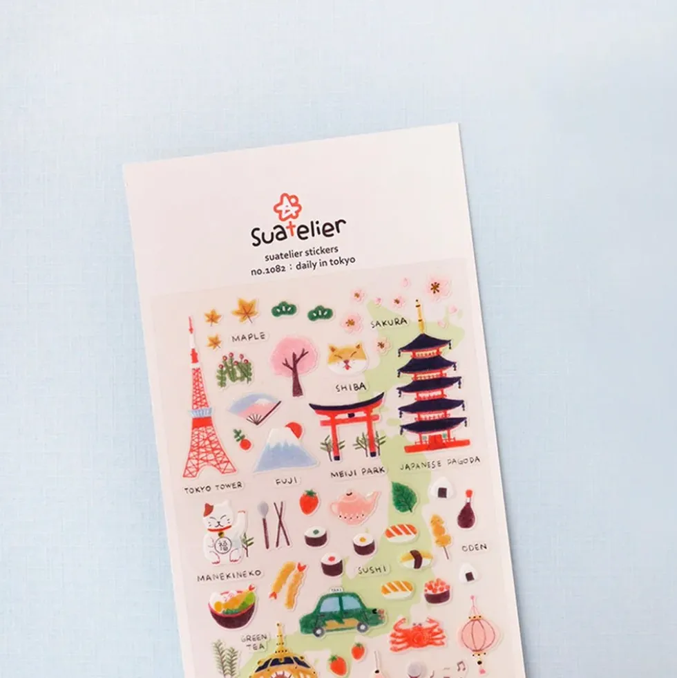Daily In Tokyo Stickers