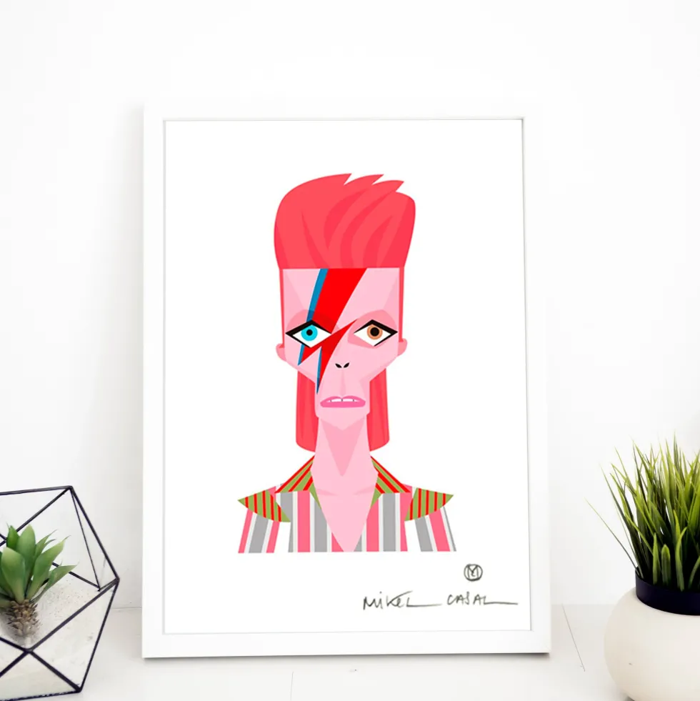 David Bowie Giclée Print A5
