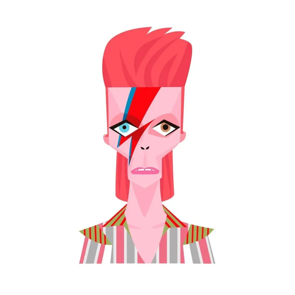 David Bowie Giclée Print A5