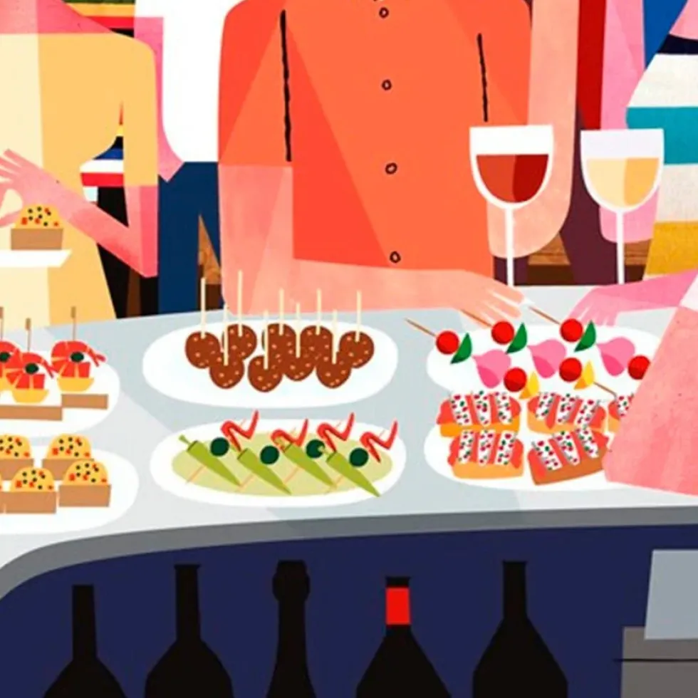 De Pintxos Giclée Print A3