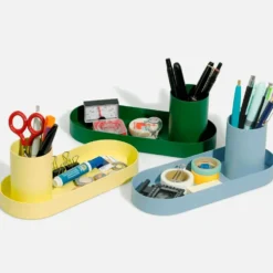 Desk Organizer Light Blue