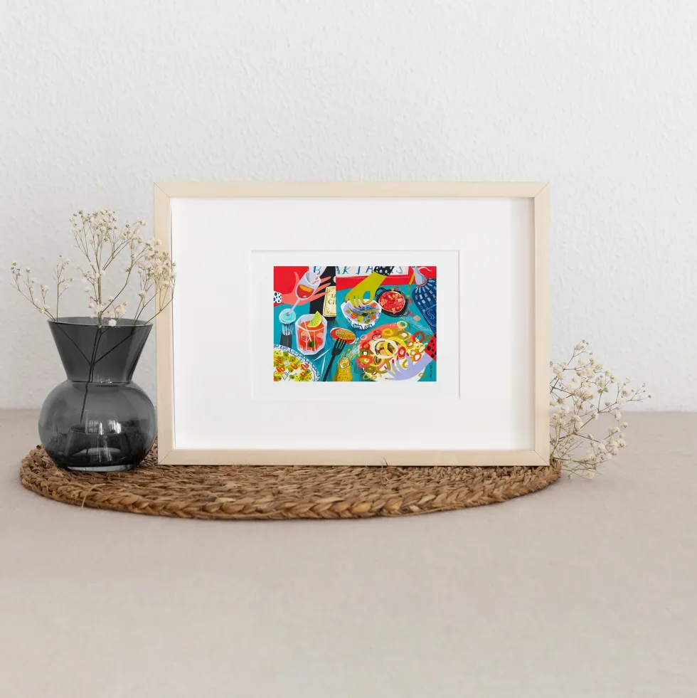 De tapas y raciones Giclée Print