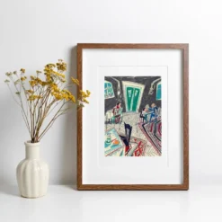 Dinner, Wine and Carpets Giclée Print A4