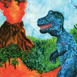 DinoWestern - TRex Giclée Print A4