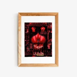 Disco Harem Mouth Giclée Print