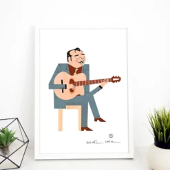 Django Giclée Print A5