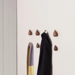 Dropit Hooks Small Walnut (Set de 2)