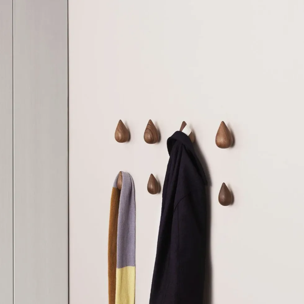 Dropit Hooks Small Walnut (Set de 2)