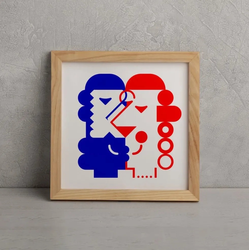 El Beso Giclée Print