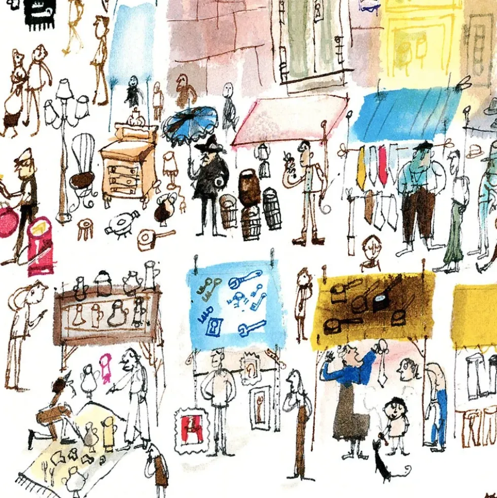 El Rastro Giclée Print