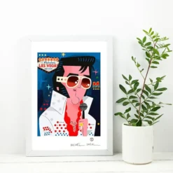 Elvis Giclée Print A5