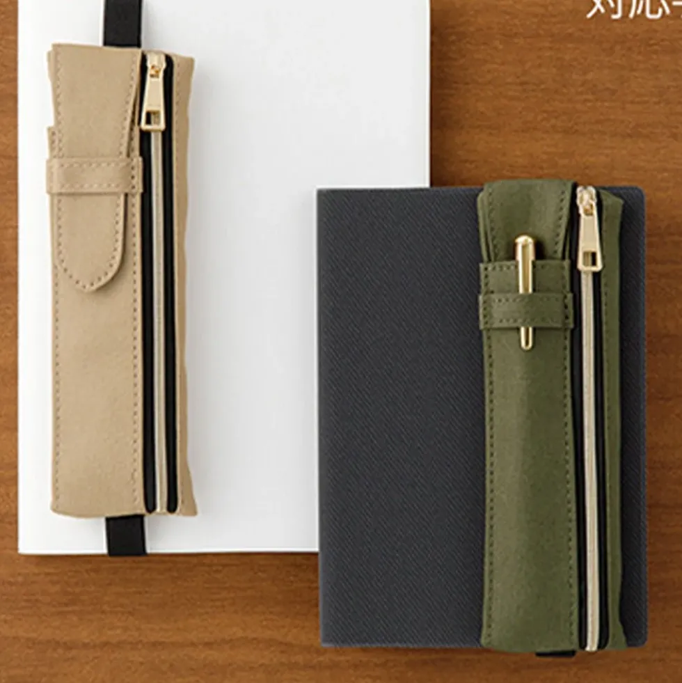 Estuche Book Band (B6 - A5) Caqui