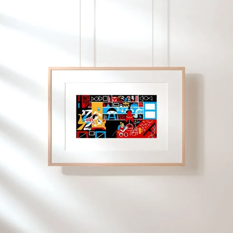 Estudio Compartido Giclée Print