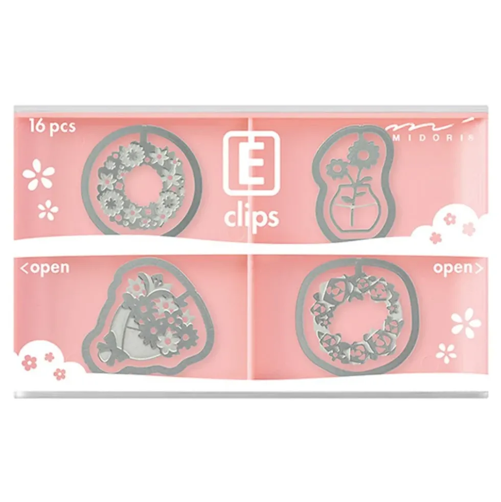 Etching Clips Flowers