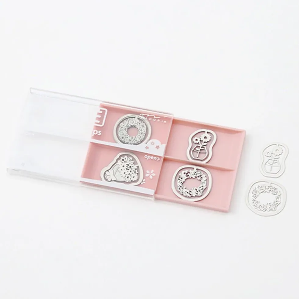 Etching Clips Flowers