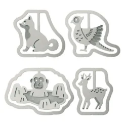 Etching Clips Japanese Animal