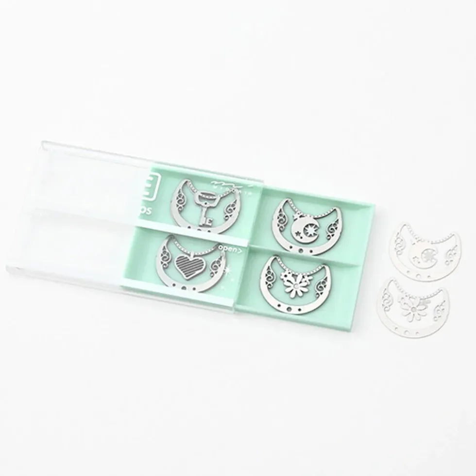Etching Clips Necklace