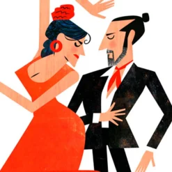 Flamencos Fine Art Print