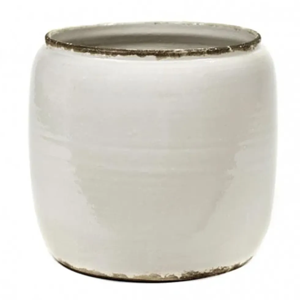 Flower Pot Costa L White