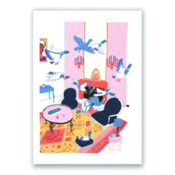 Flute Giclée Print A3