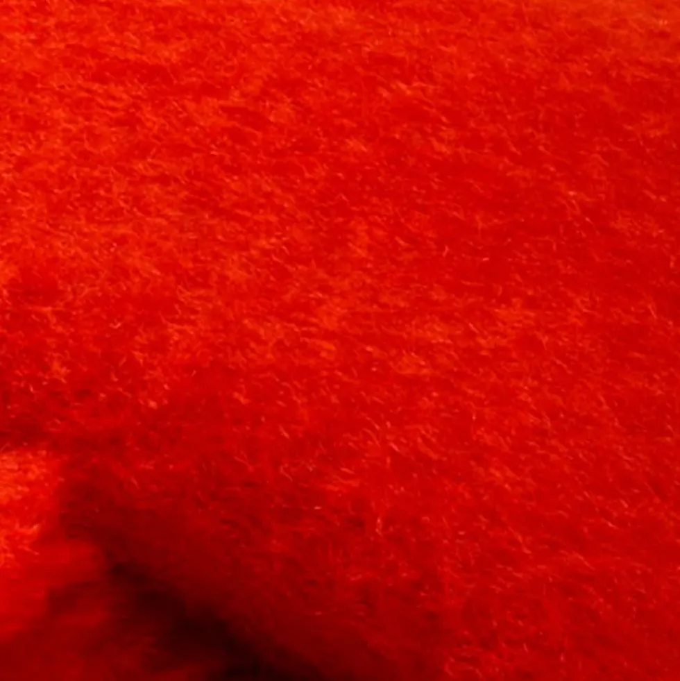 Foulard Mohair Red 634 18x170
