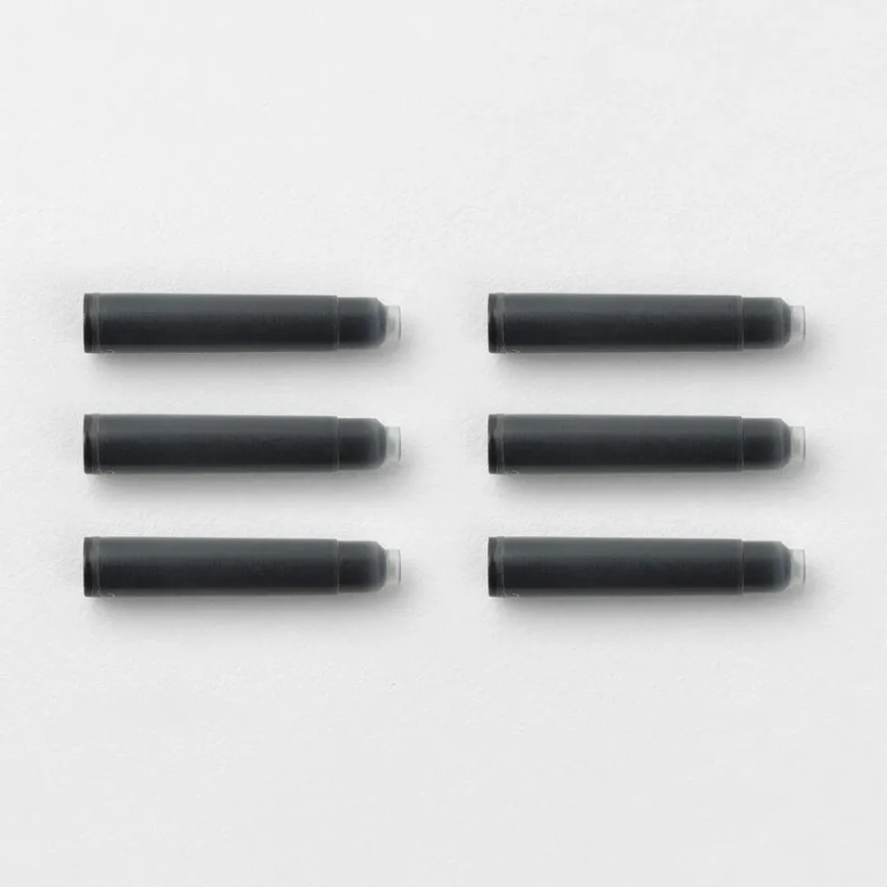 Fountain Pen Cartridge - Black (pack of 6)
