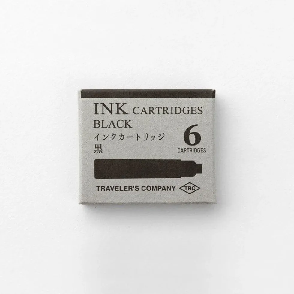 Fountain Pen Cartridge - Black (pack of 6)