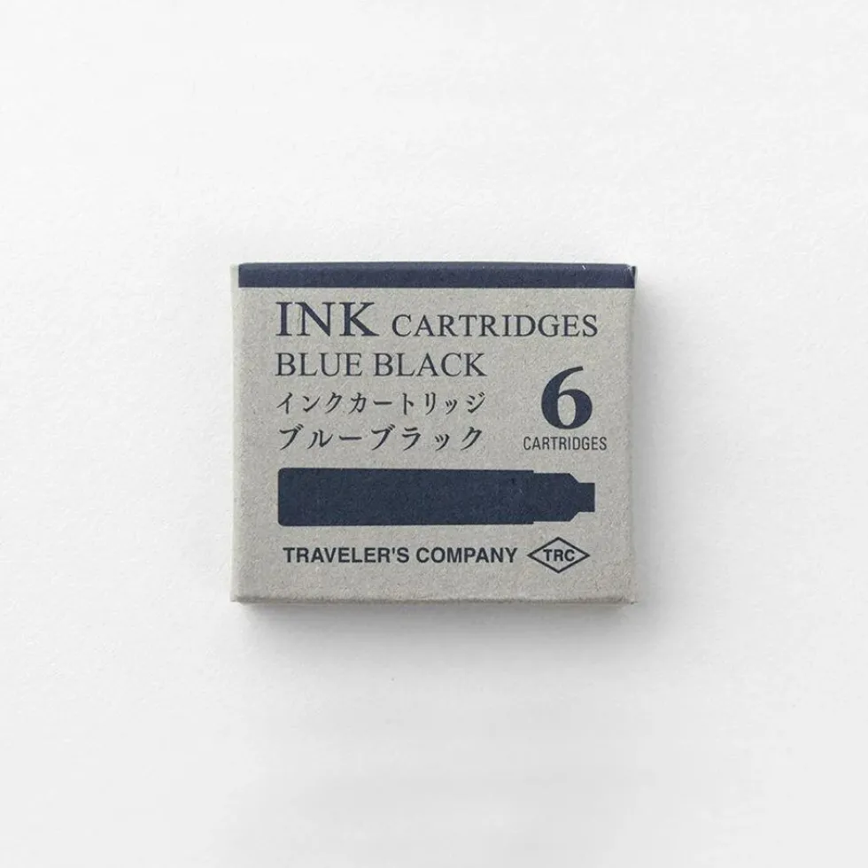 Fountain Pen Cartridge - Blue/Black (pack of 6)