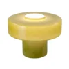 Foza Table Lamp with Colored Glass and Retro Style - Green