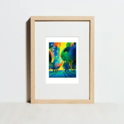 Garden State Giclée Print A5