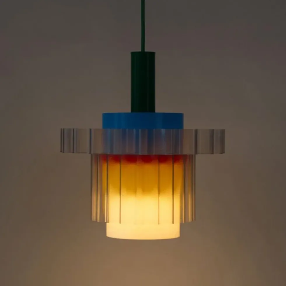 Gigi Lamp N°5 Green Cable