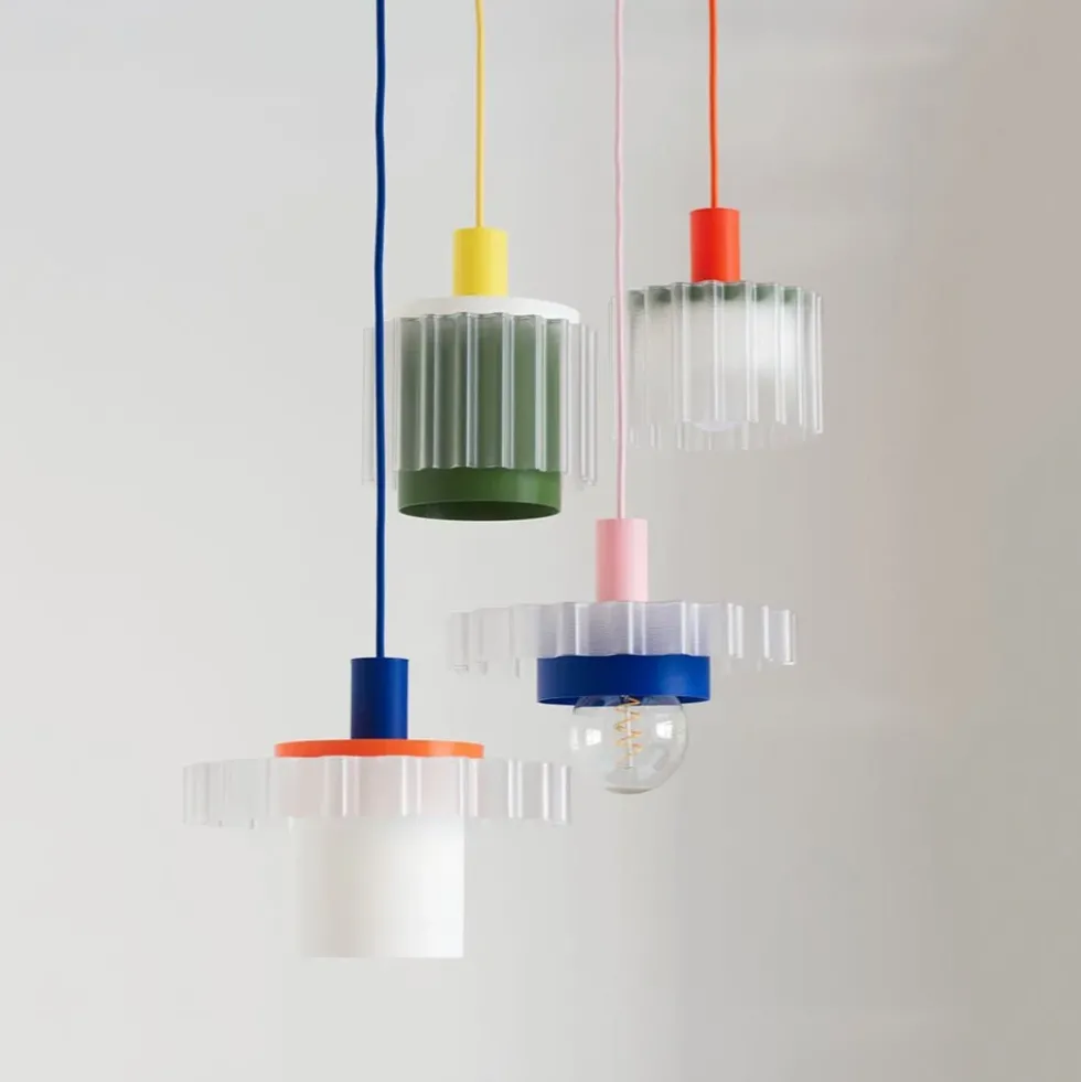 Gigi Lamp N°3 Pink Cable