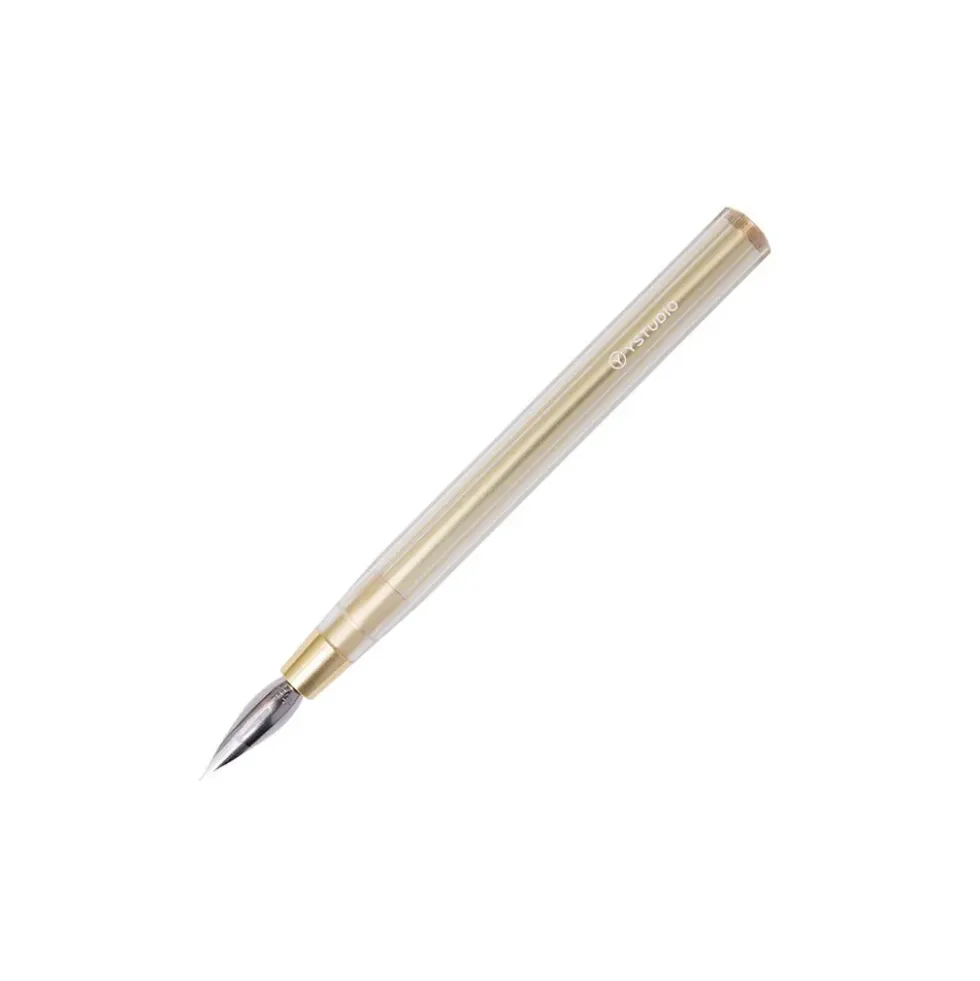 Glamour Evolve Elemental Dip Pen Brass Gold