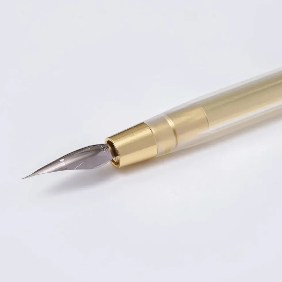 Glamour Evolve Elemental Dip Pen Brass Gold