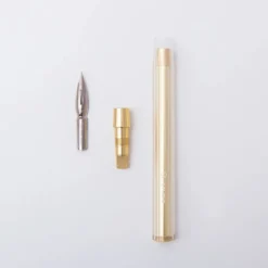 Glamour Evolve Elemental Dip Pen Brass Gold