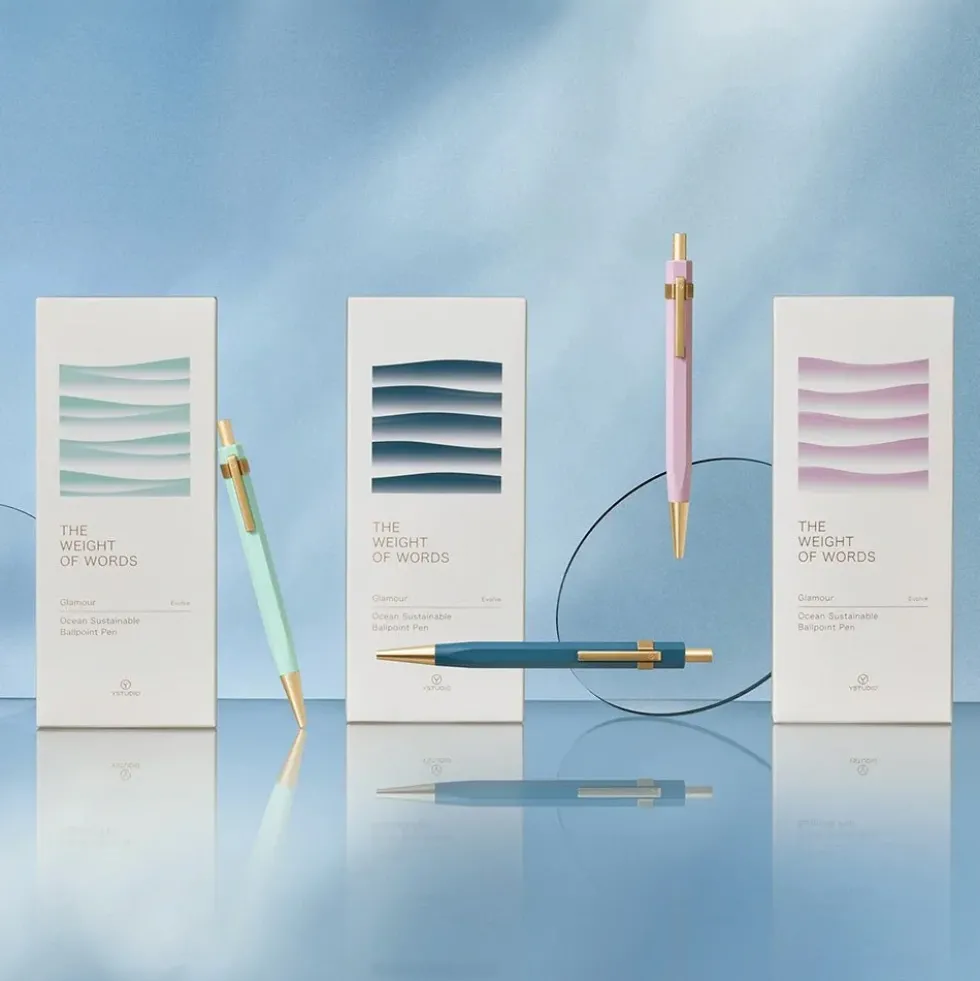 Glamour Evolve Ocean Sustainable Ballpoint pen Teal Green
