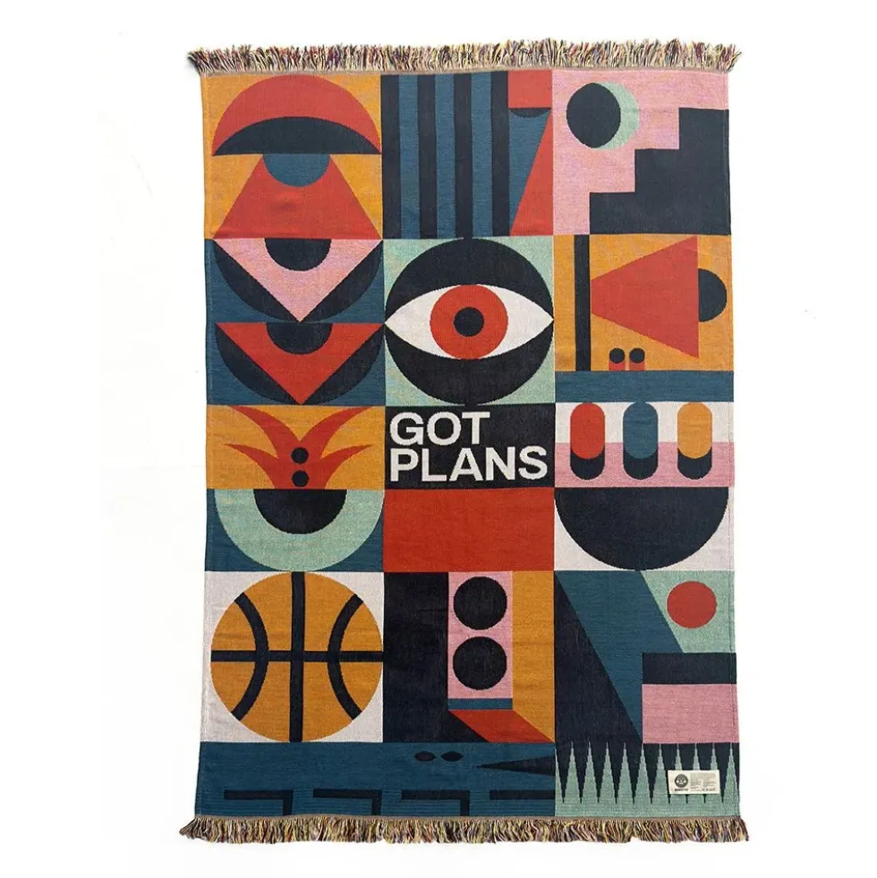 Got Plans Tapestry Blanket