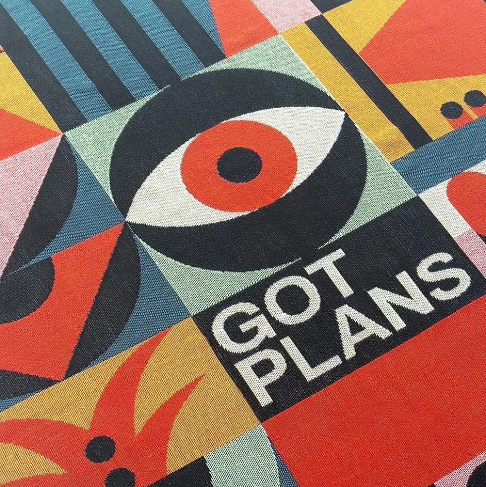 Got Plans Tapestry Blanket