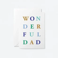 Gretting Card "Wonderful Dad"