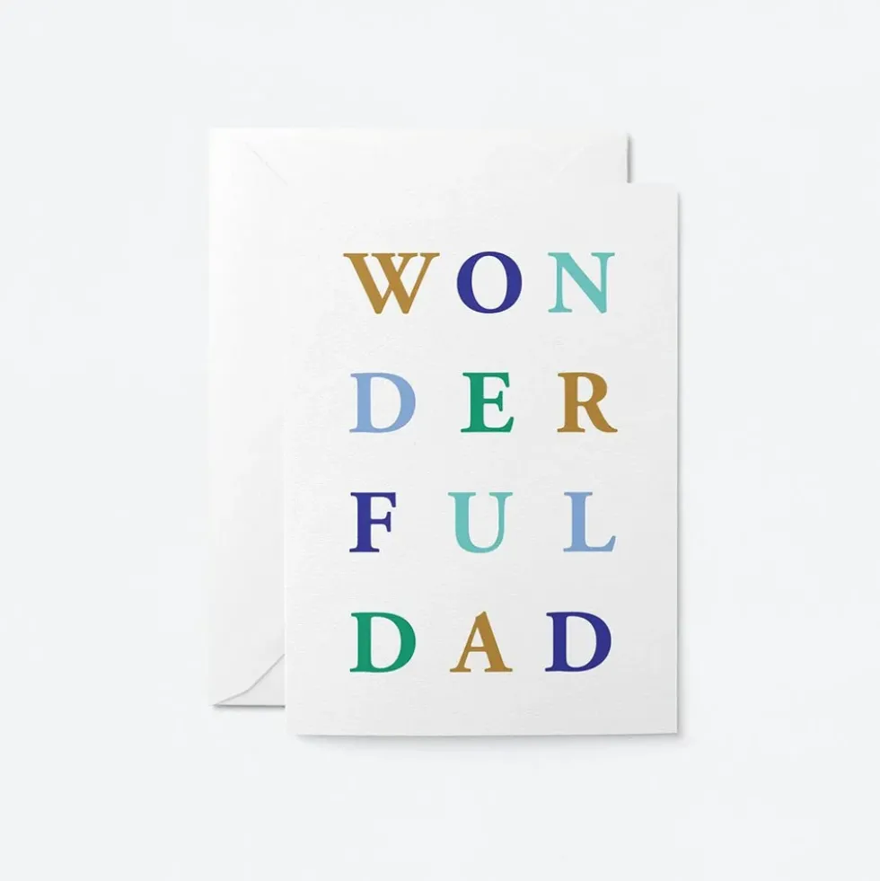 Gretting Card "Wonderful Dad"