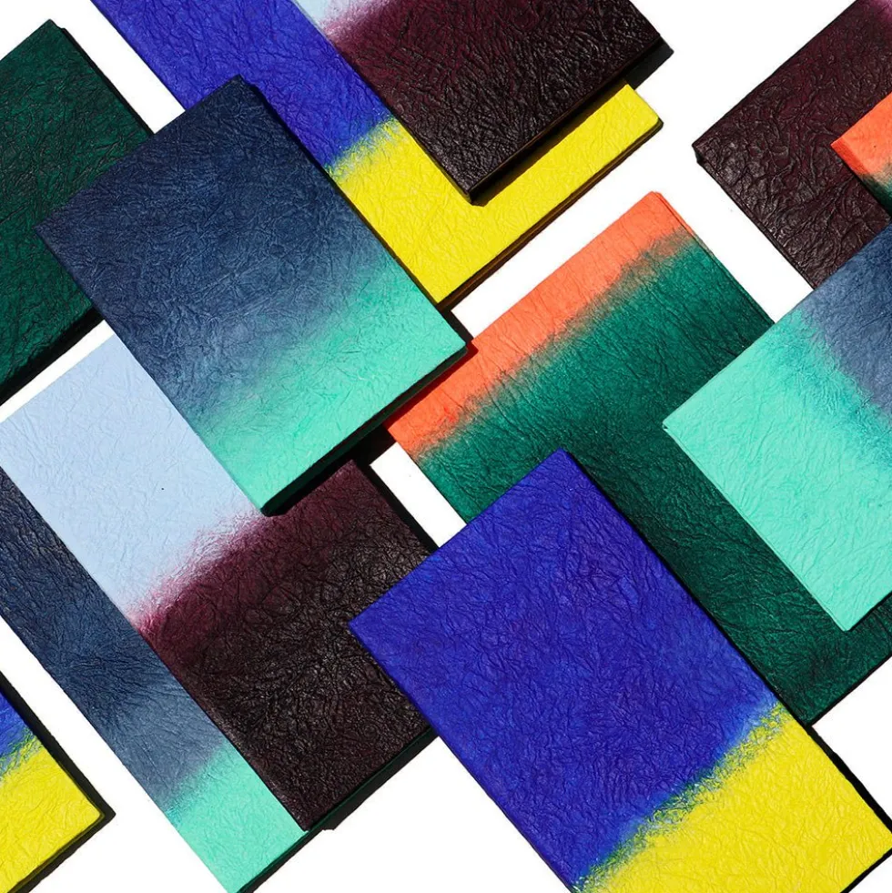 Gugimfolio Navy Mint Edge A6 Plain