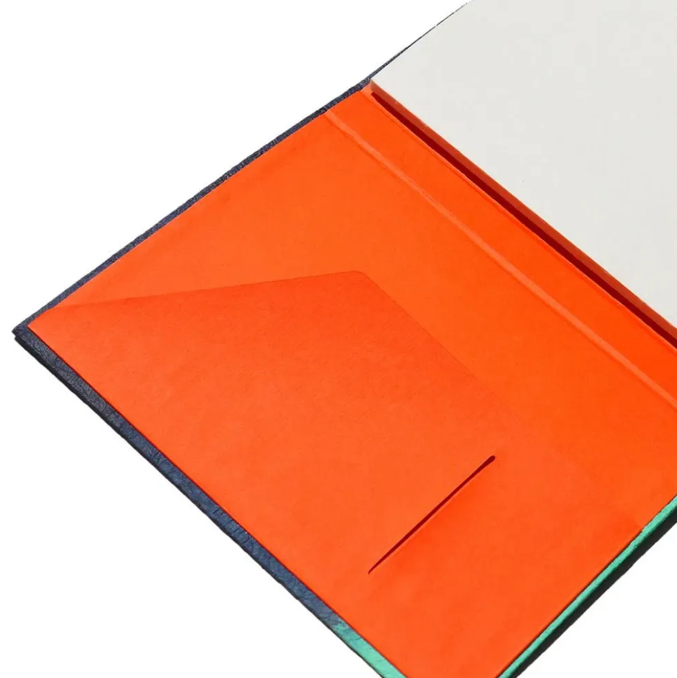 Gugimfolio Navy Mint Edge A6 Plain