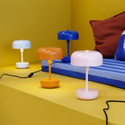 Haipot Blue Rechargeable LED Table Lamp
